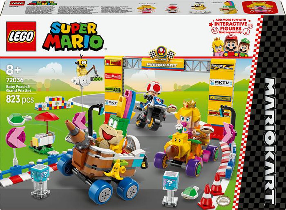 Immagine del prodotto LEGO - SUPER MARIO MarioKart Baby Peach Gran Premio 72036