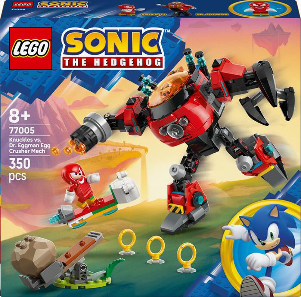 Immagine del prodotto LEGO - SONIC Knuckles Mech Egg Crusher Dr. Eggman 77005
