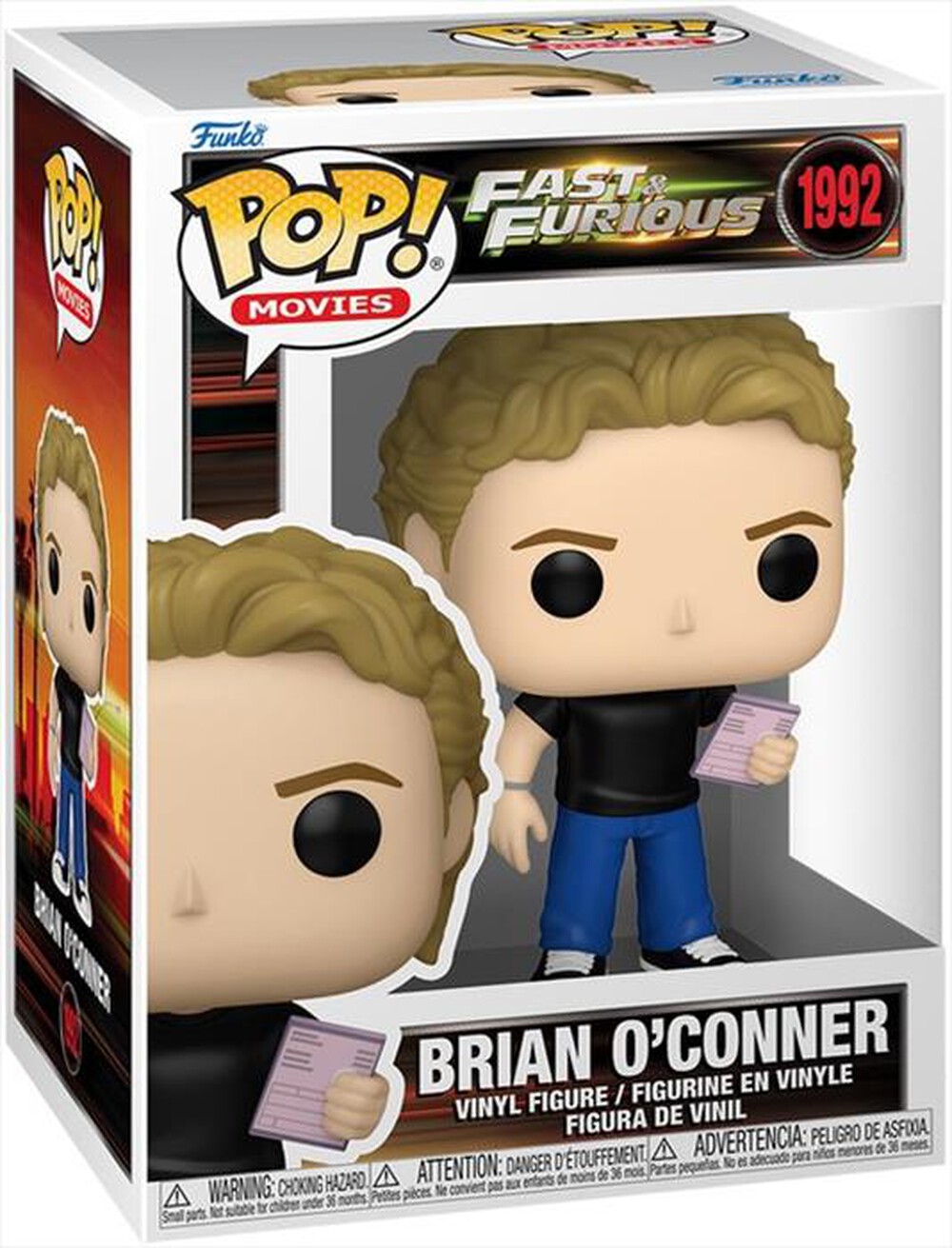 Immagine del prodotto FUNKO - POP Fast & Furious Brian O'Conner 1992 - 90491