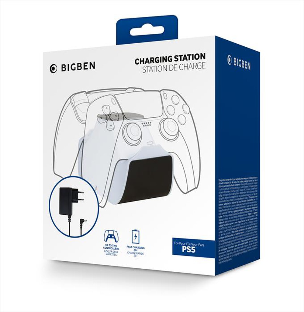 Immagine del prodotto NACON - BASE RICARICA ACADAPTOR 2 CONTROLLER DUALSENSE PS5-Nero