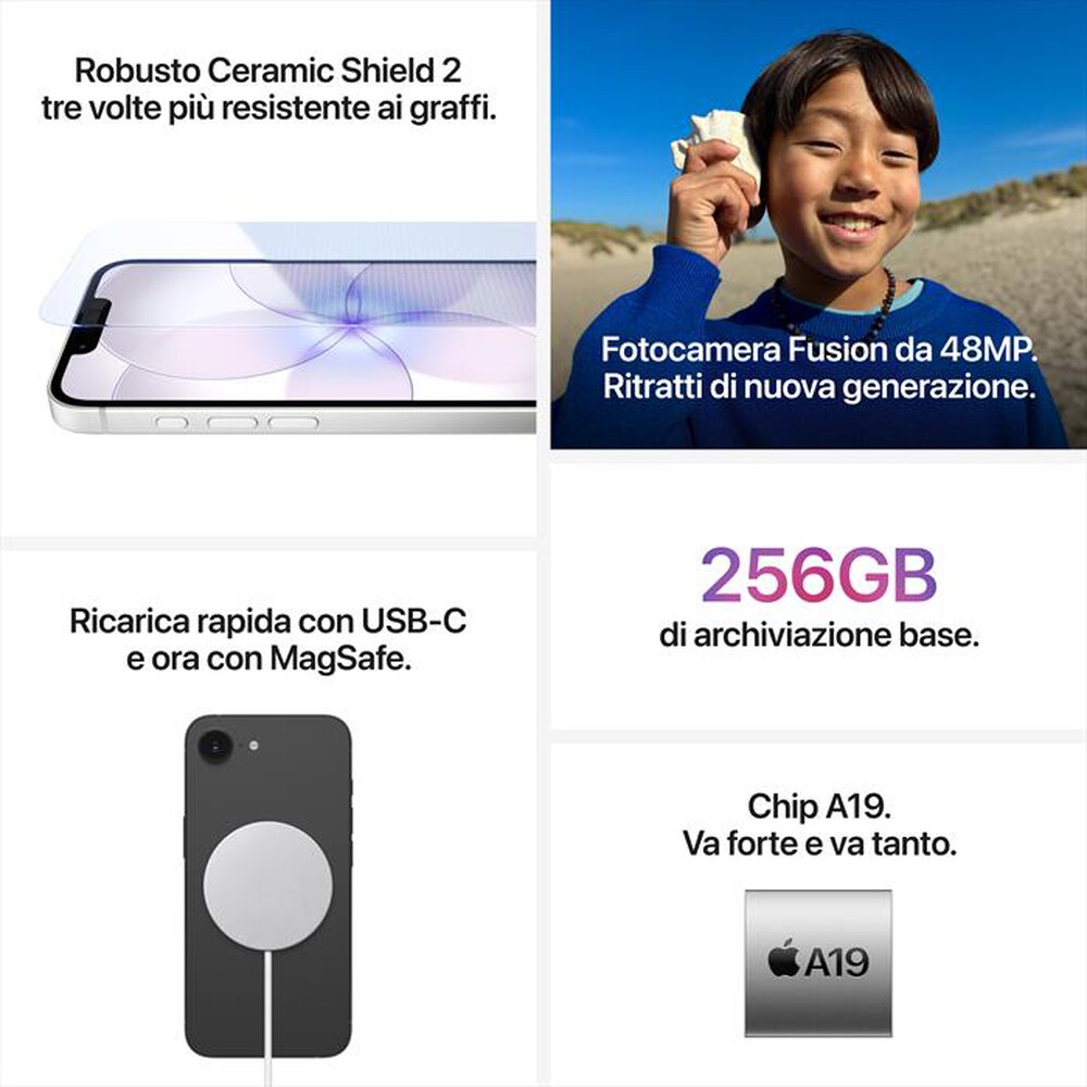 Immagine del prodotto APPLE - iPhone 17e 512GB-Bianco