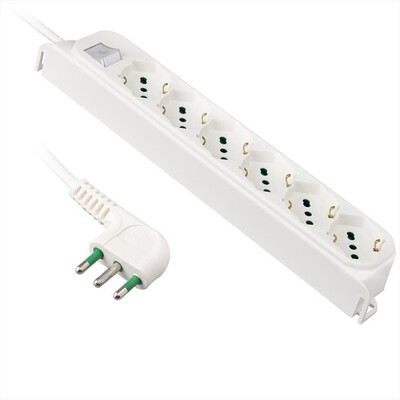 EKON - Adattatore ECELSTR6BIDESWIT16-Bianco