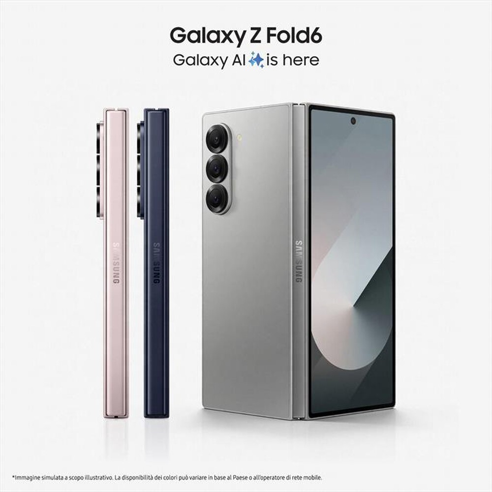 Immagine del prodotto SAMSUNG - Galaxy Z Fold6 12+512GB-Silver Shadow