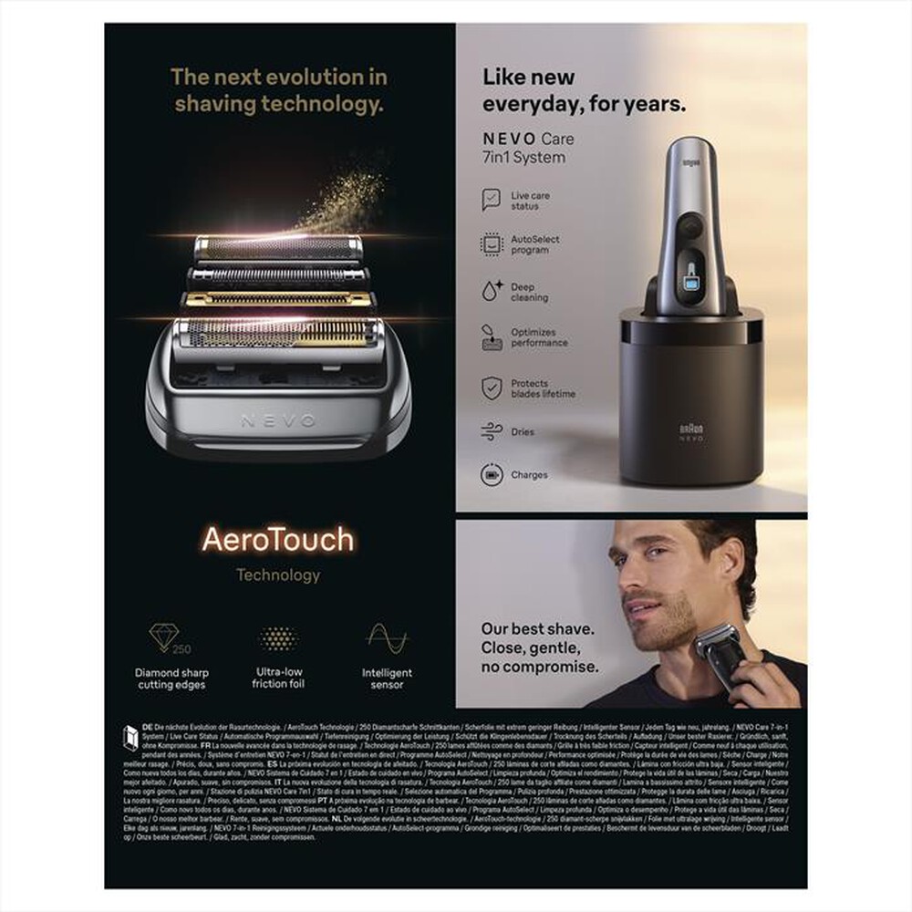 Immagine del prodotto BRAUN - BRAUN SHAVER NEVO11000C-ARGENTO