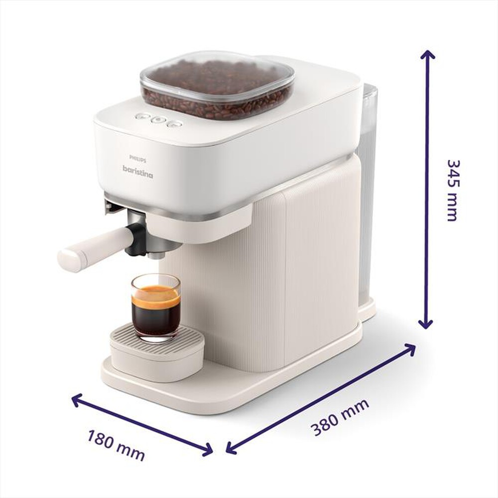 Immagine del prodotto PHILIPS - Macchina da caff&egrave; Baristina BAR300/00-Bianco