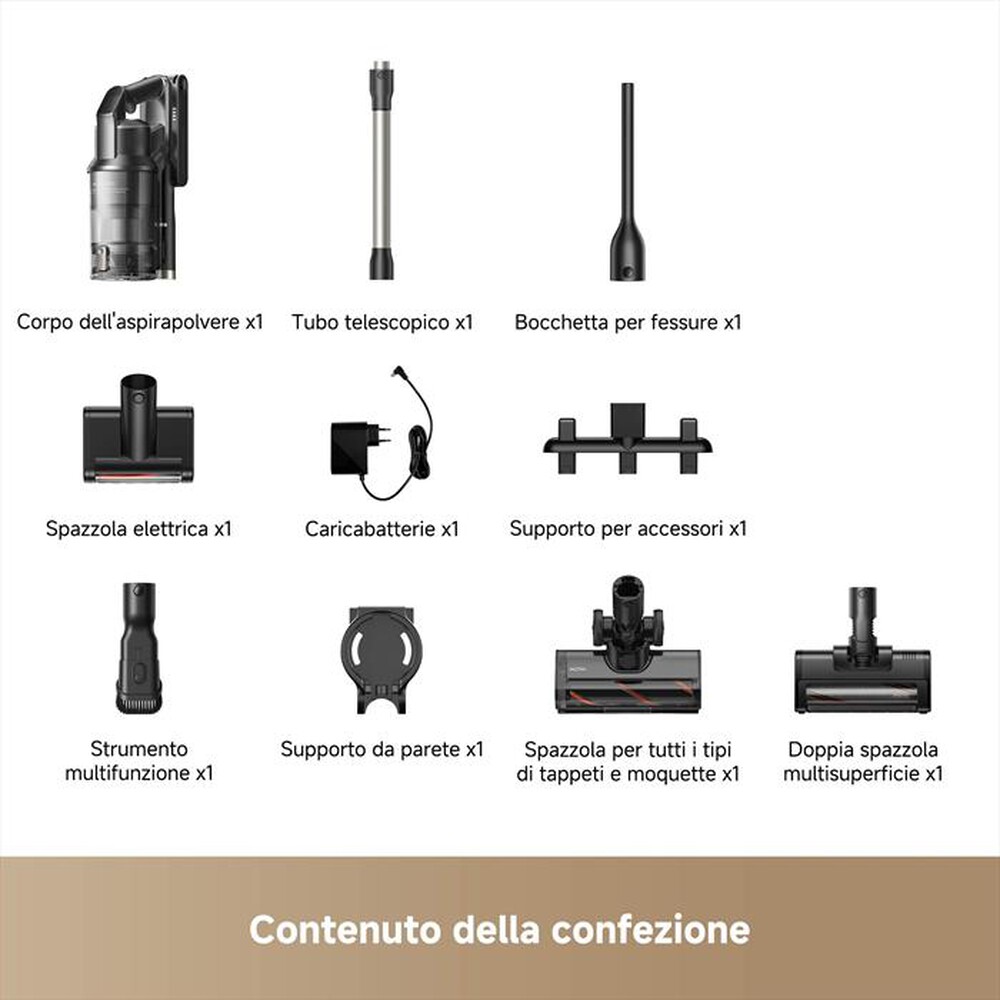 Immagine del prodotto MOVA - Scopa elettrica G70 VIM COMPLETE-Argento / Nero