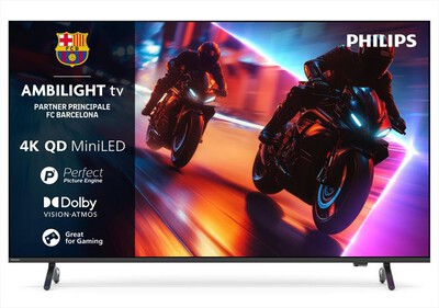 PHILIPS - Smart TV Ambilight Mini LED 4K 55" 55MLED920-Black