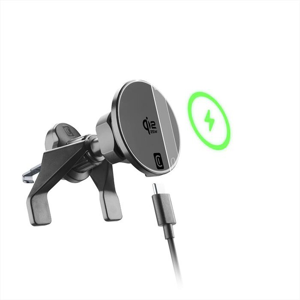 Immagine del prodotto CELLULARLINE - Supporto auto con ricarica MAG HOLDER QI2 25W-Nero