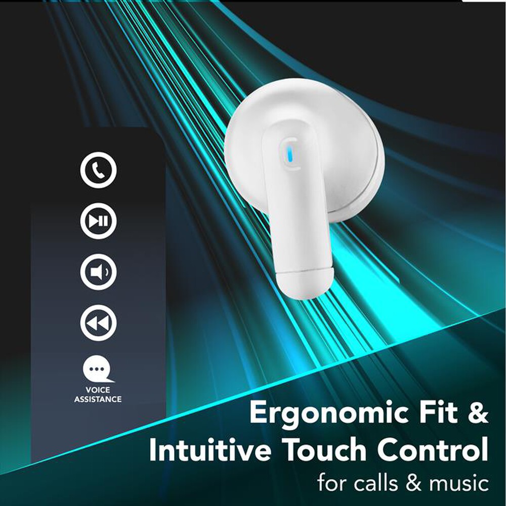 Immagine del prodotto CELLULARLINE - AURICOLARI WEAVY BLUETOOTH TRUE WIRELESS-Bianco
