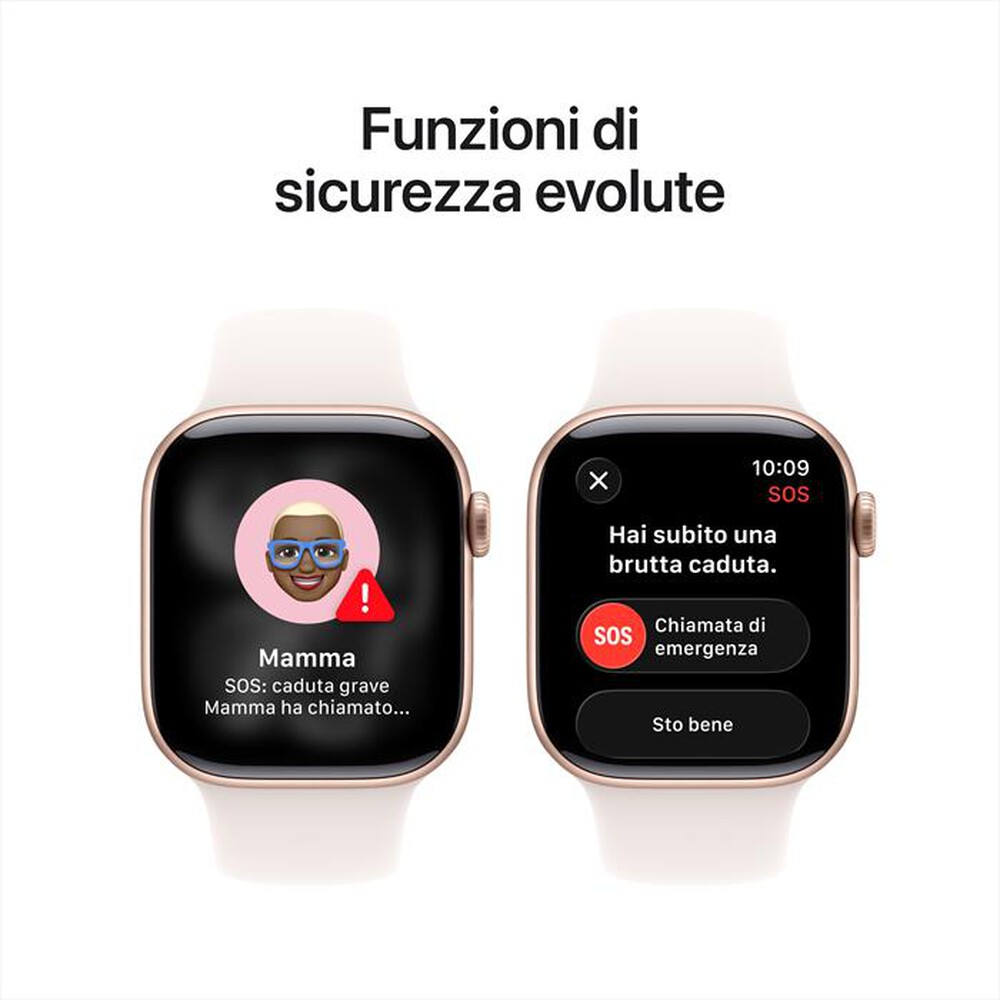 Immagine del prodotto APPLE - Watch Series 11 GPS + Cellular 42mm Alluminio-Oro Rosa - Band Rosa Fard S/M