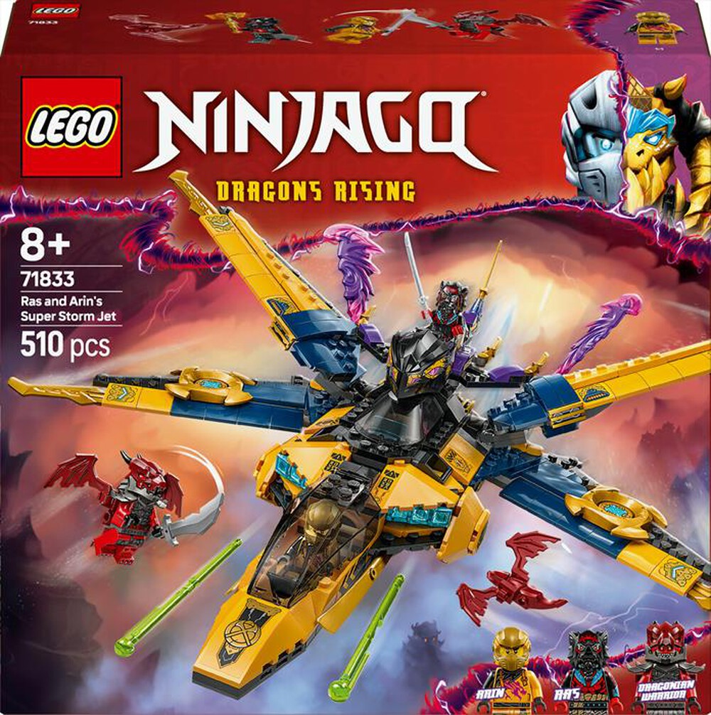 Immagine del prodotto LEGO - NINJAGO Jet Super Storm di Ras e Arin 71833