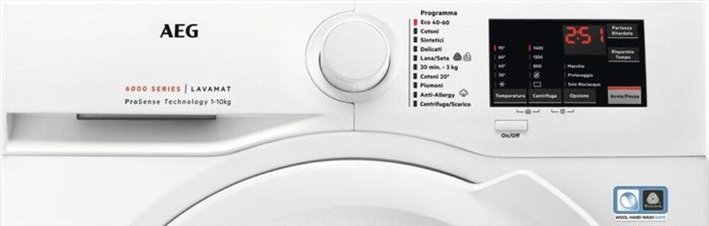 Immagine del prodotto AEG - Lavatrice L6FBI145 10 Kg Classe A-Bianco