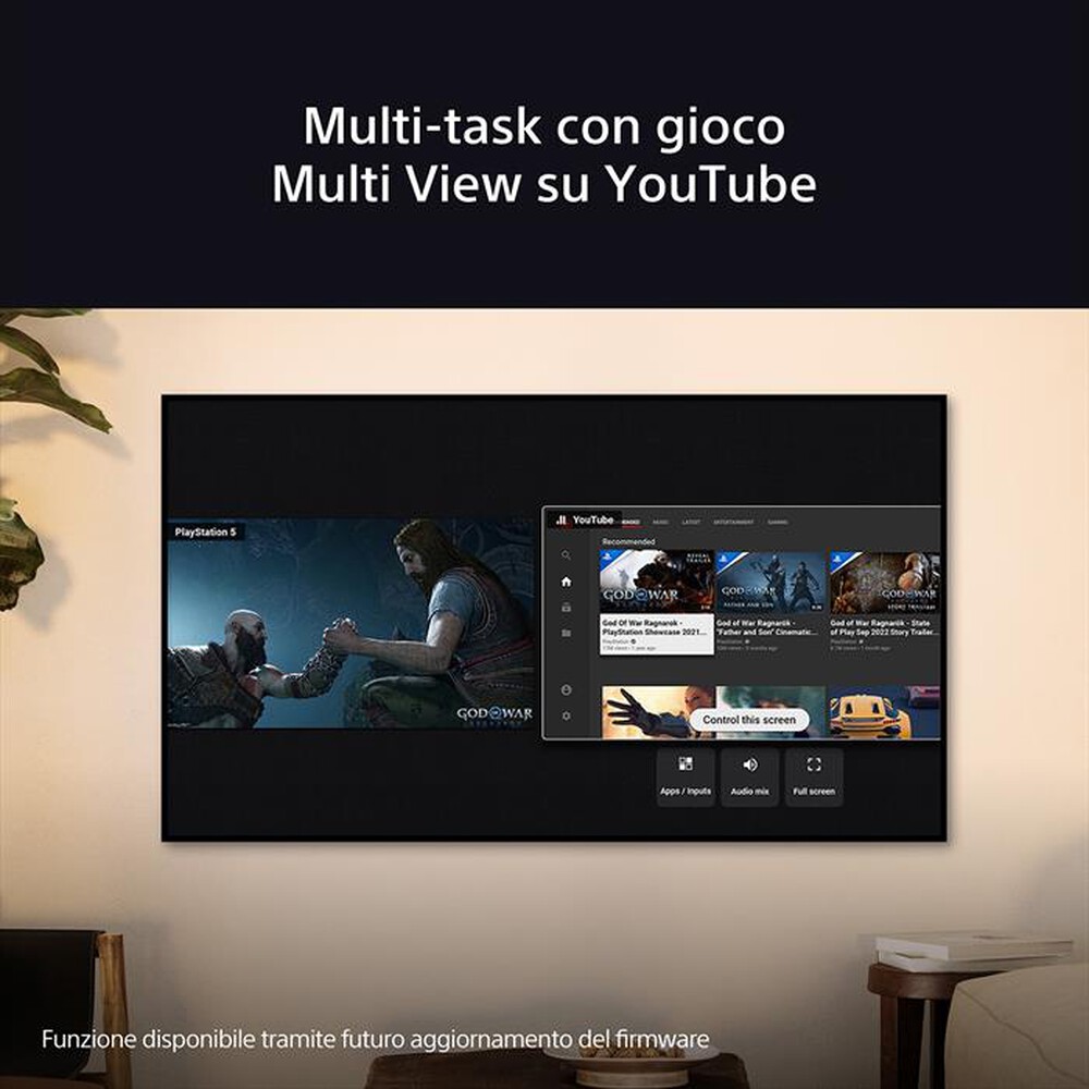 Immagine del prodotto SONY - Smart TV OLED 77" 4K K77XR8APAEP 120Hz-Nero