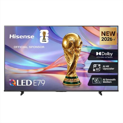 HISENSE - Smart TV QLED 4K 75" 75E79S-NERO