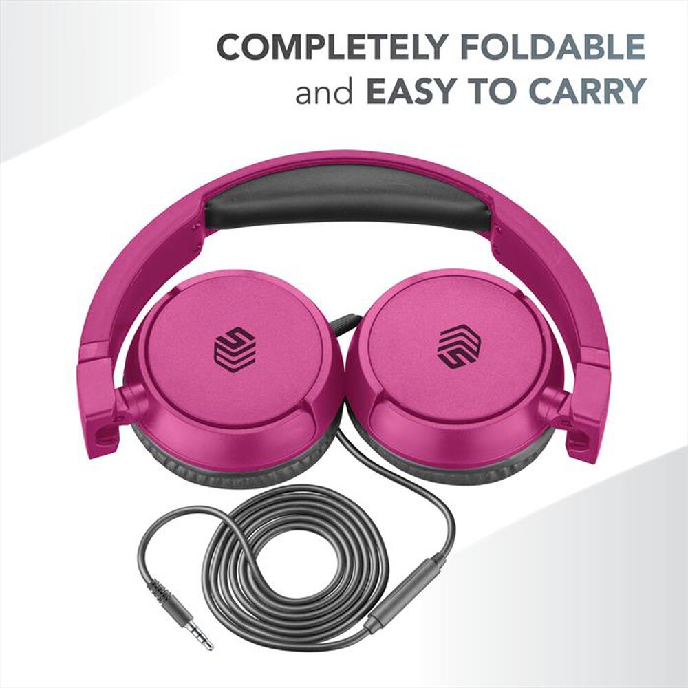 Immagine del prodotto CELLULARLINE - Cuffie a padiglione chiuso MUSICSOUNDFULLCP-Rosa