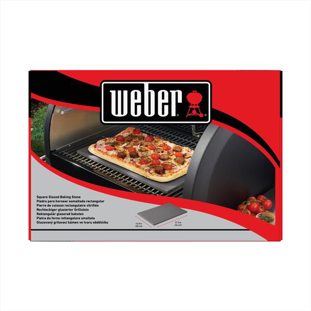 Immagine del prodotto WEBER - PIETRA FORNO PER PIZZA RETTANG - 30X44CM-grigio