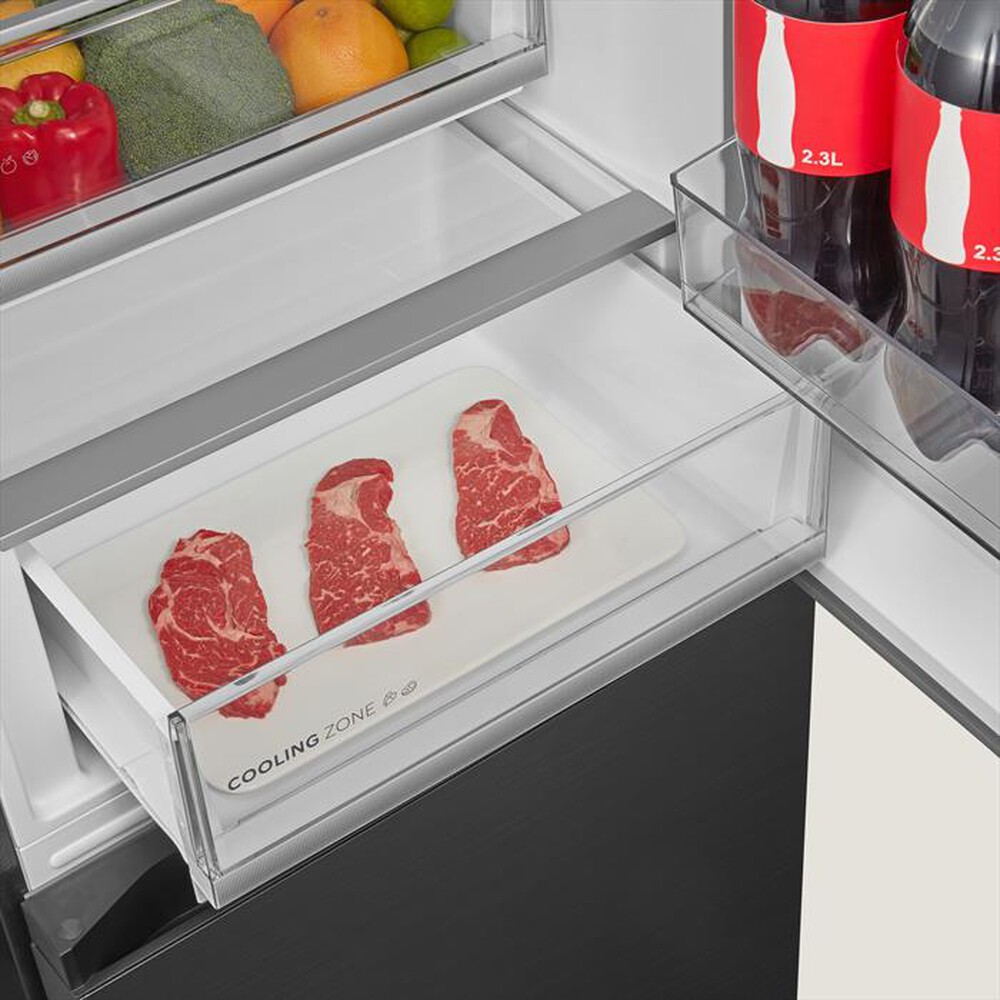 Immagine del prodotto MIDEA - Frigorifero combinato MDRB541EIA45 Classe A 400lt-Dark Inox