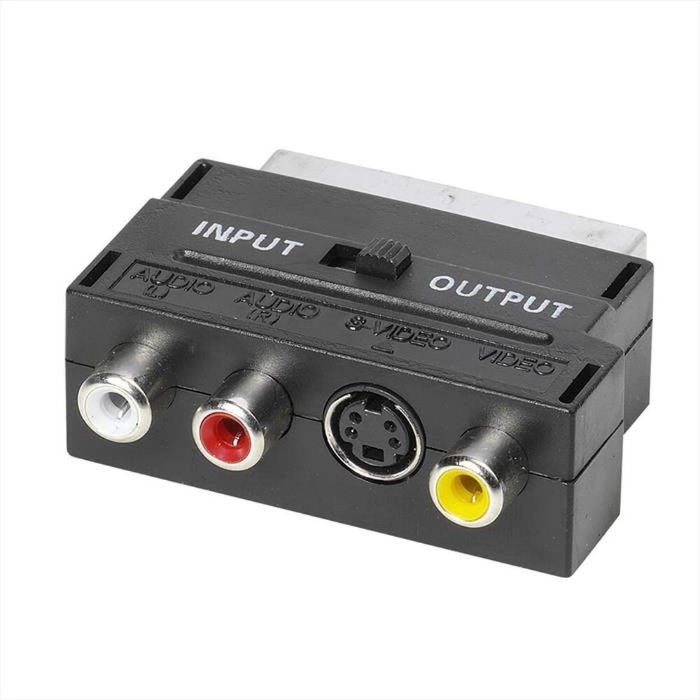 Immagine del prodotto SBS - Adattatore Video scart 21 pin maschio a 3 RCA-Nero
