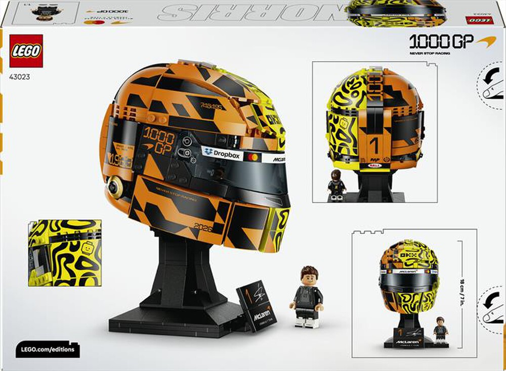 Immagine del prodotto LEGO - EDITIONS Casco di Lando Norris McLaren - 43023