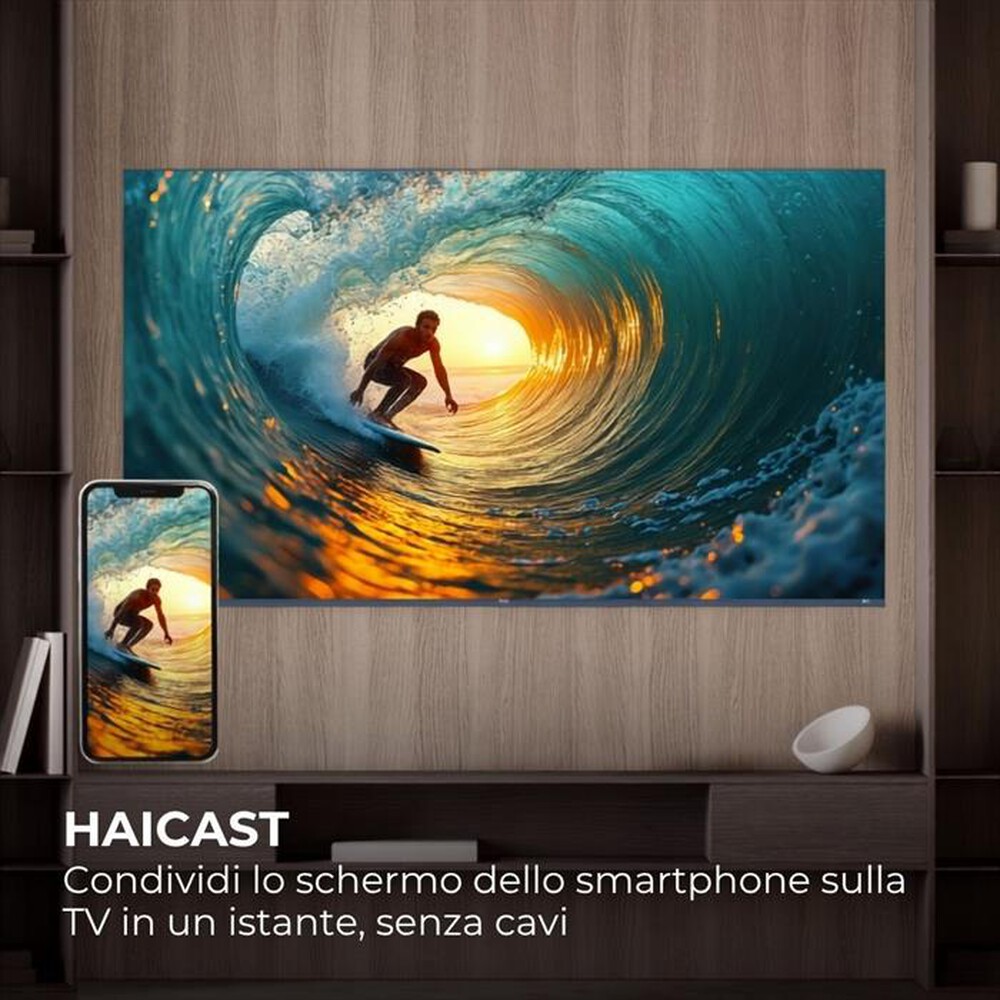Immagine del prodotto HAIER - Smart TV QLED UHD 4K 43" H43S80GUX-Nero