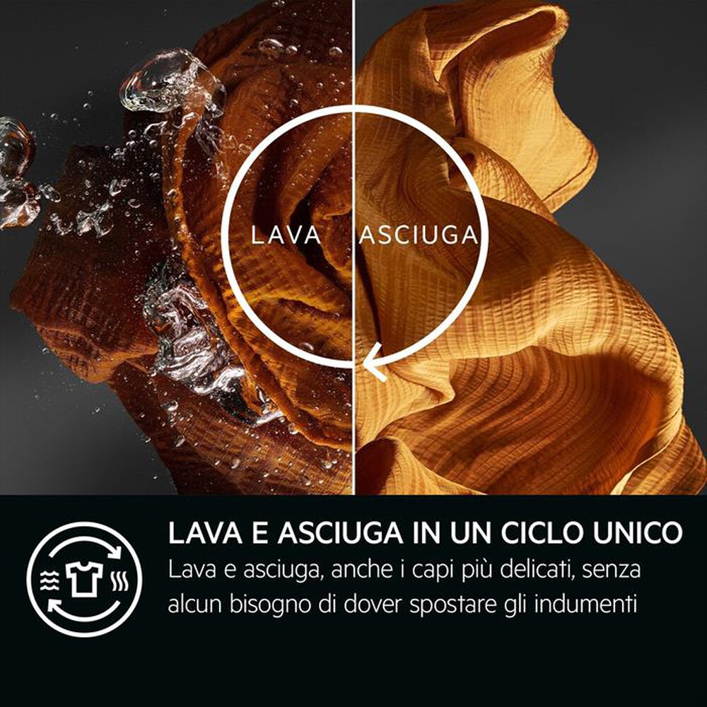 Immagine del prodotto AEG - Lavasciuga LWR7BLACK 10/6 Kg Classe D-Nero
