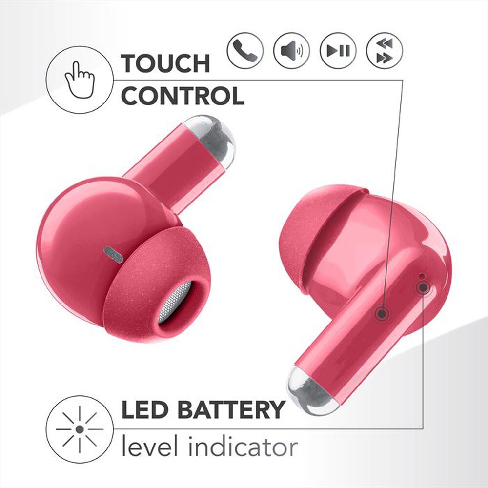 Immagine del prodotto MUSIC SOUND - Auricolare Bluetooth in-ear DRIFT-Rosa
