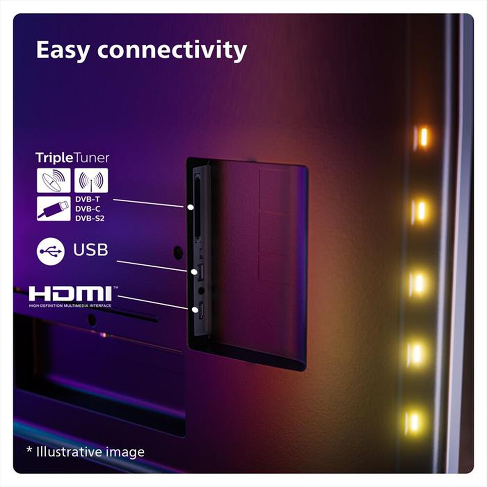 Immagine del prodotto PHILIPS - Smart TV LED UHD 4K 43" 43PUS8079/12-Black