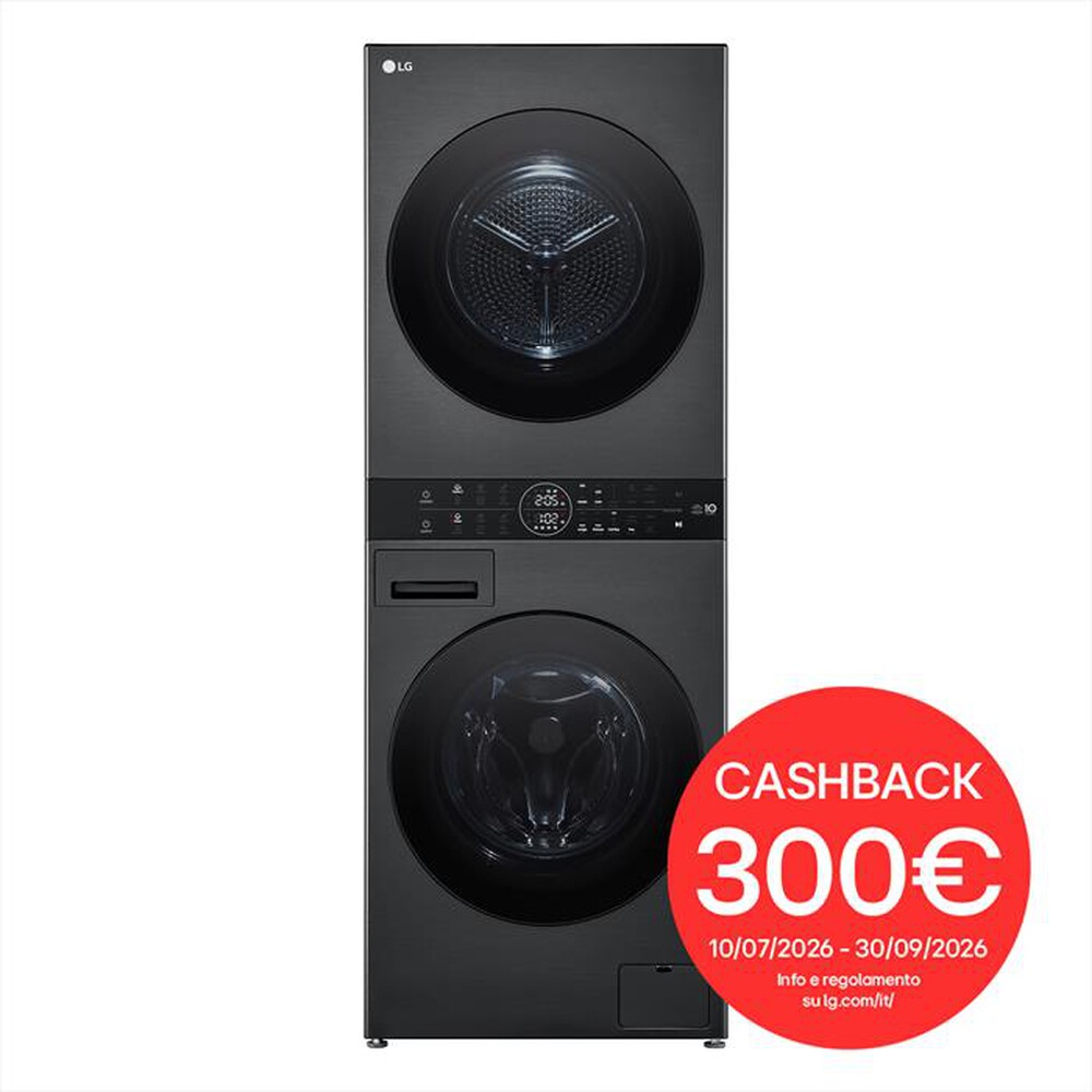 Immagine del prodotto LG - Lavasciuga WASHTOWER WT1210BBF 12/10 Kg Classe A-Platinum Black