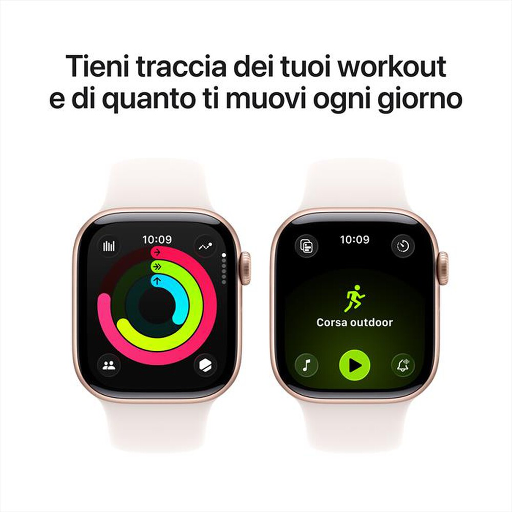 Immagine del prodotto APPLE - Watch Series 11 GPS + Cellular 42mm Alluminio-Oro Rosa - Band Rosa Fard M/L