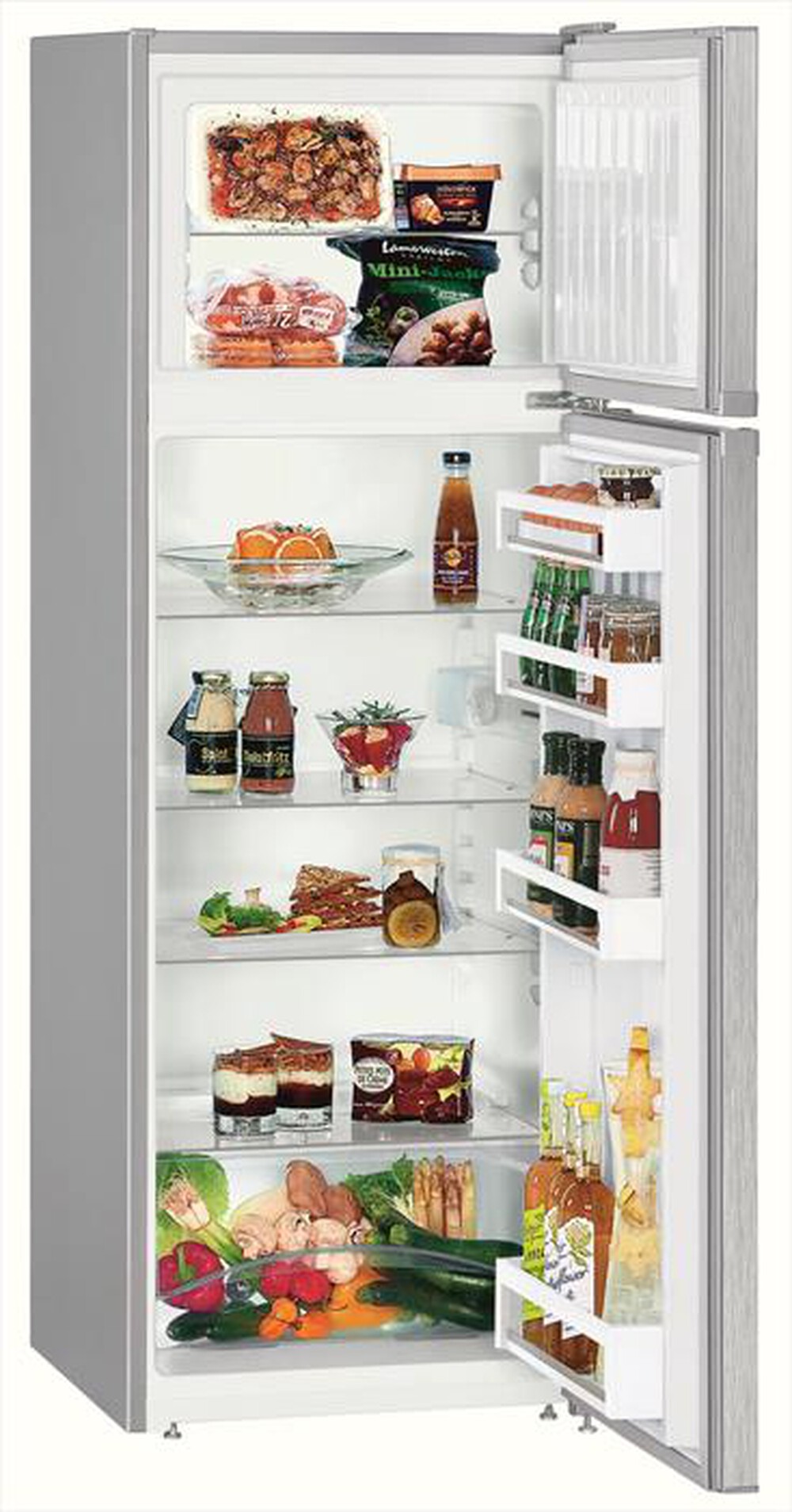 Immagine del prodotto LIEBHERR - Frigorifero 2 porte CTEL2931-21 Classe F 279lt-Acciaio