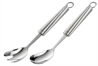 LAGOSTINA - Coppia posate insalata cm 26 012335621802-Argento