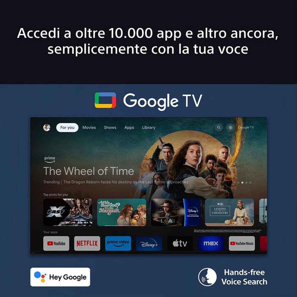 Immagine del prodotto SONY - Smart TV MINI LED UHD 4K 75" K75XR70PAEP-Nero