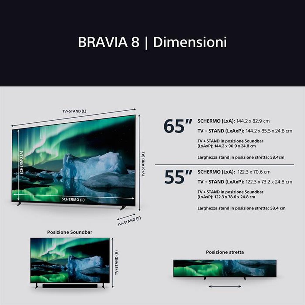 Immagine del prodotto SONY - Smart TV OLED UHD 4K 55" K55XR83PAEP-Nero