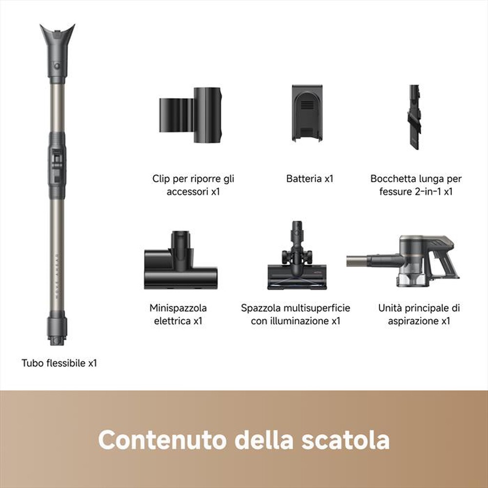 Immagine del prodotto MOVA - Scopa elettrica cordless S2 VIM-Grigio Scuro / Nero