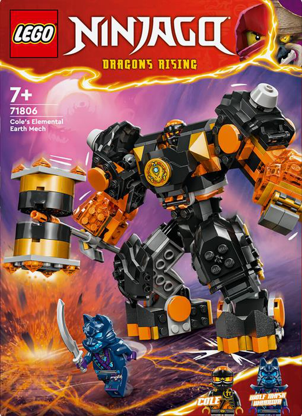 Immagine del prodotto LEGO - NINJAGO Mech elemento Terra di Cole 71806