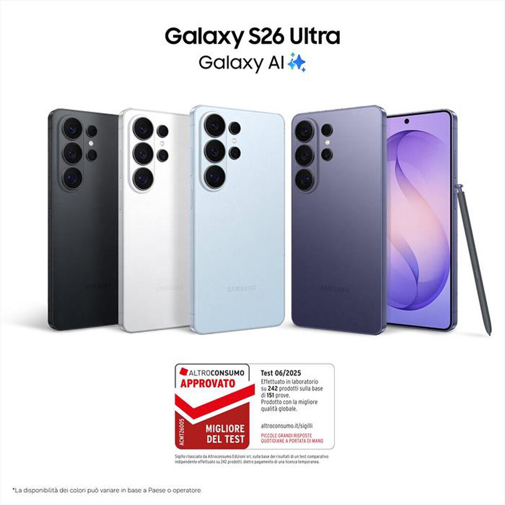 Immagine del prodotto SAMSUNG - Smartphone Galaxy S26 Ultra 256GB/12GB-Cobalt Violet