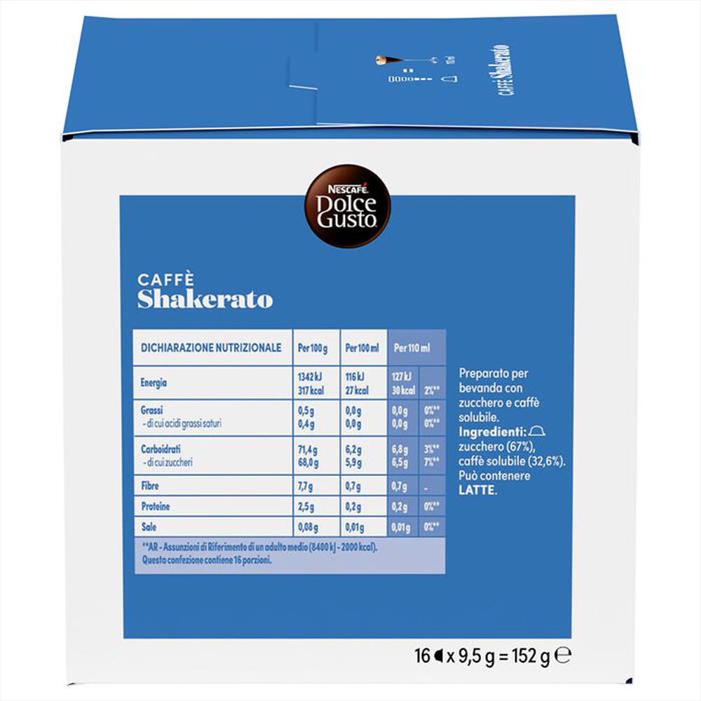 Immagine del prodotto NESCAFE' DOLCE GUSTO - CAFFE SHAKERATO
