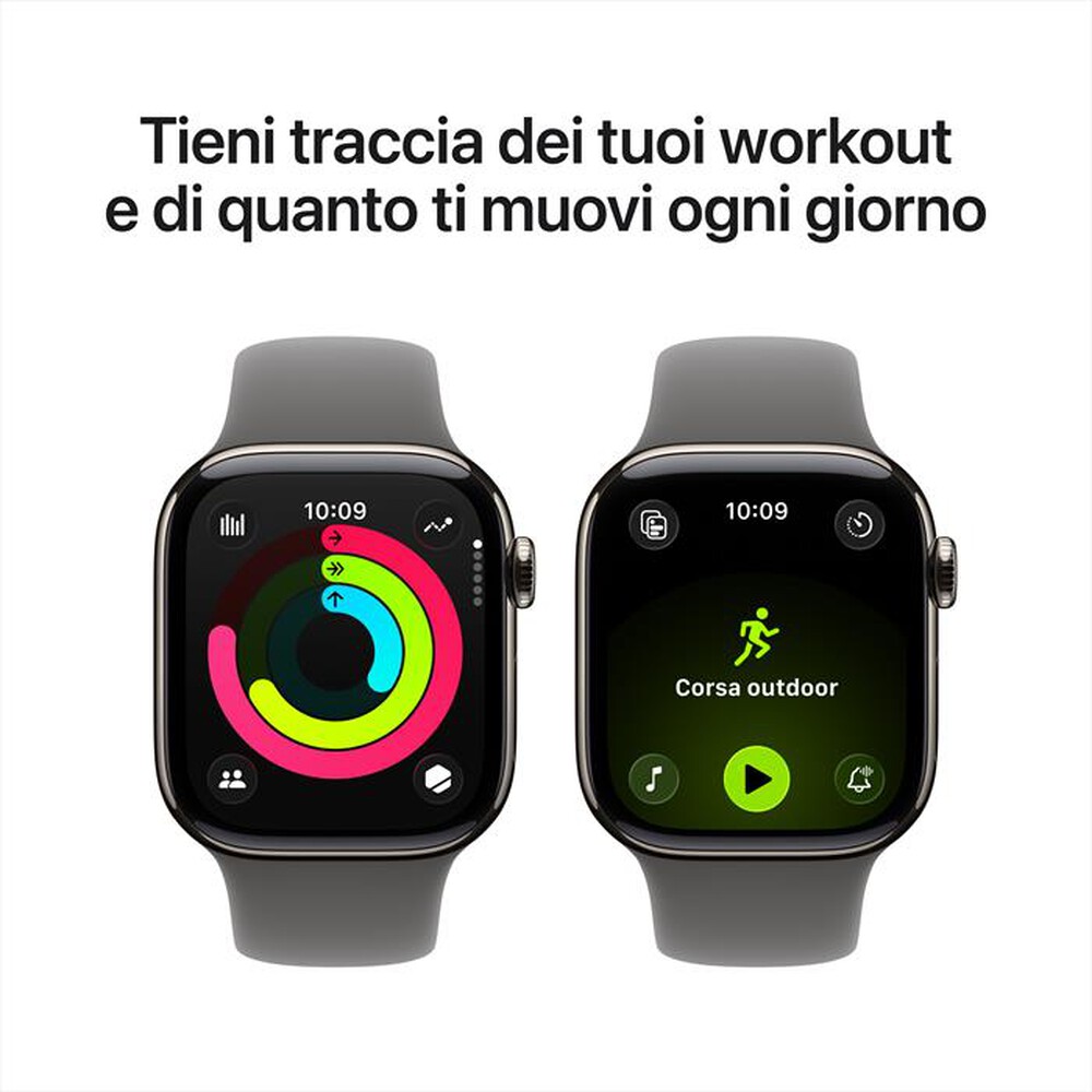 Immagine del prodotto APPLE - Watch Series 11 GPS + Cellular 42mm Titanio-Band Grigio Pietra - M/L