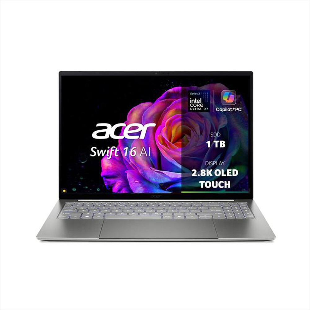 Immagine del prodotto ACER - Notebook SWIFT 16 AI SF16-71T-76R4 16"-Grigio
