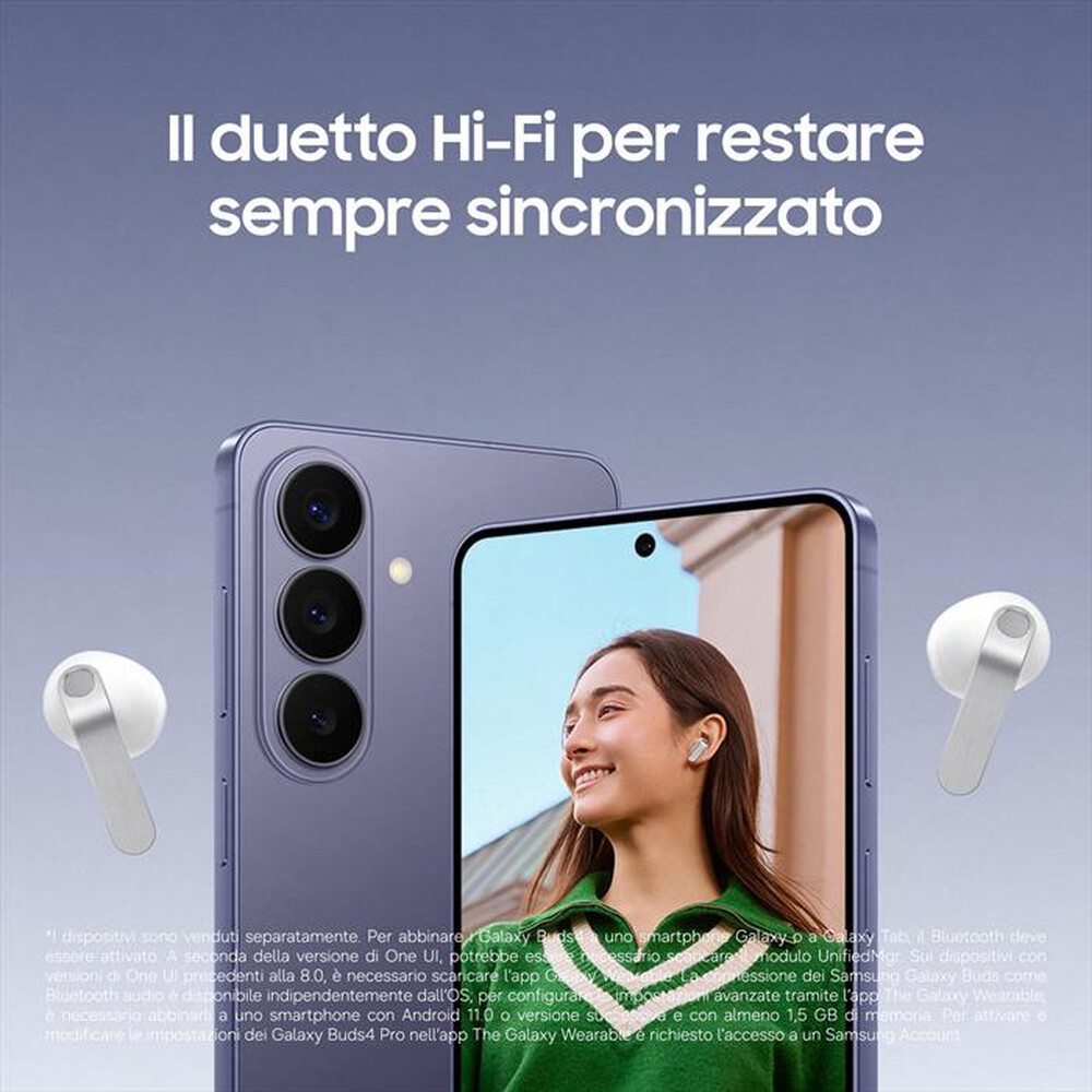 Immagine del prodotto SAMSUNG - Auricolare Bluetooth Galaxy Buds4-White
