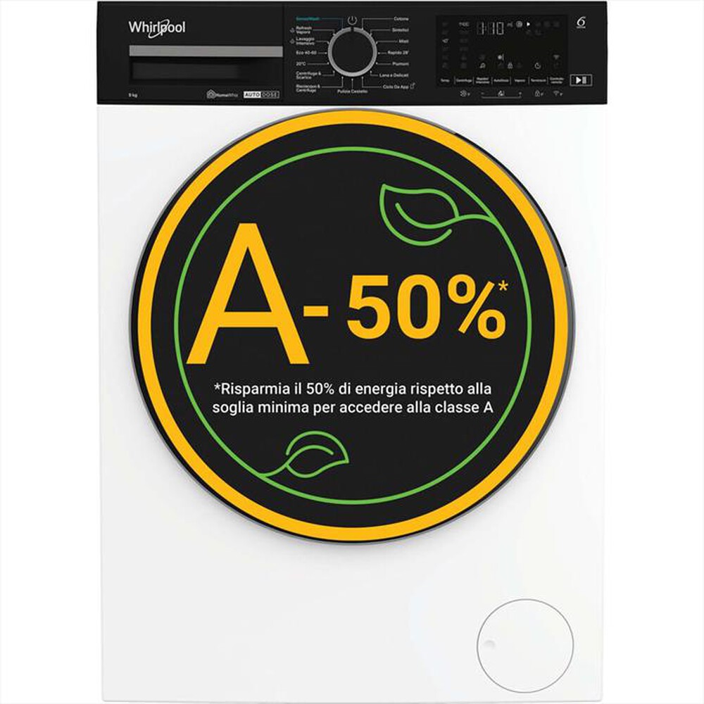 Immagine del prodotto WHIRLPOOL - Lavatrice WPM 911W ADS IT 9 Kg Classe A