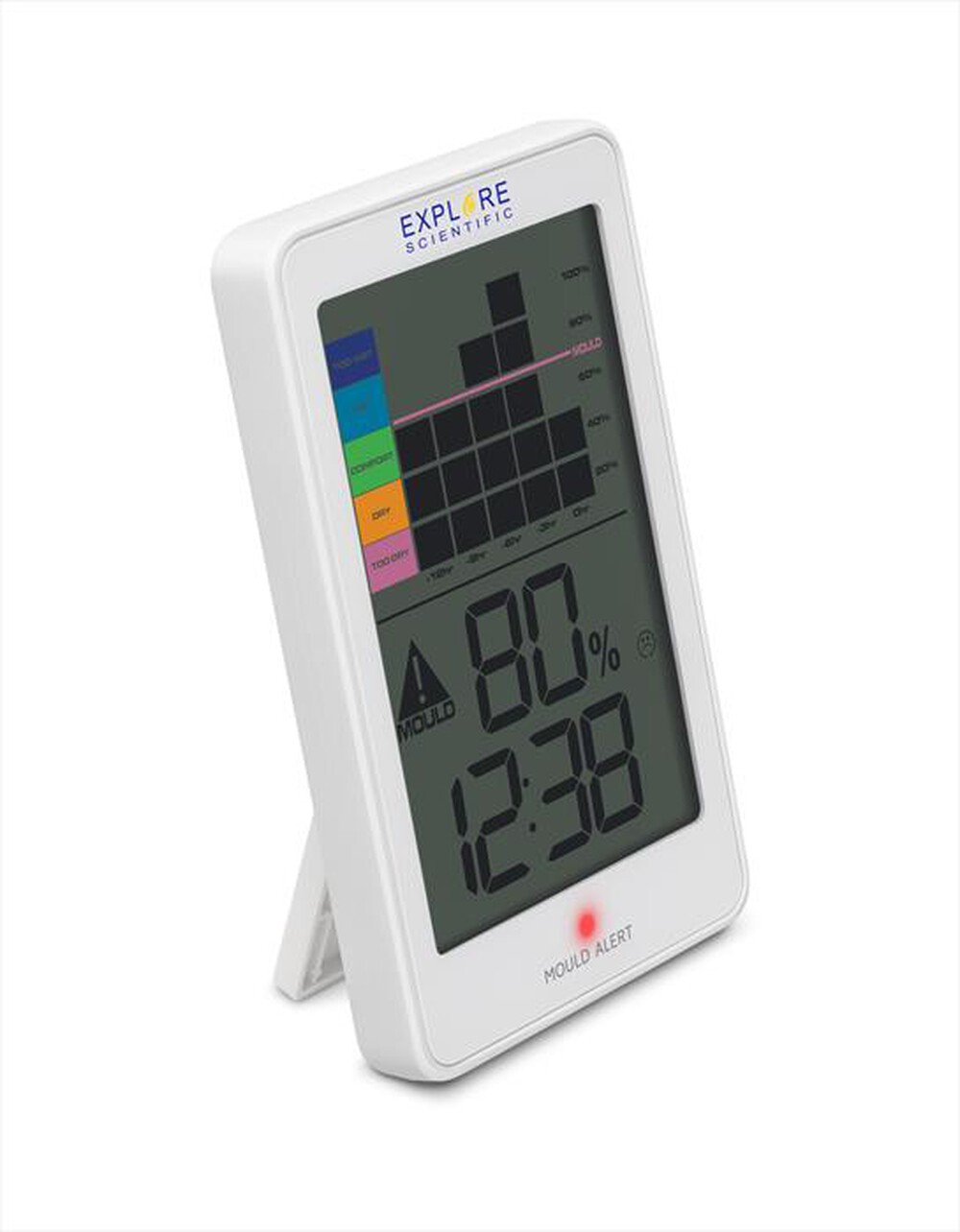 Immagine del prodotto EXPLORE SCIENTIFIC - WSH1008 TERMO/IGROMETRO CON ALLARME MUFFA-WHITE