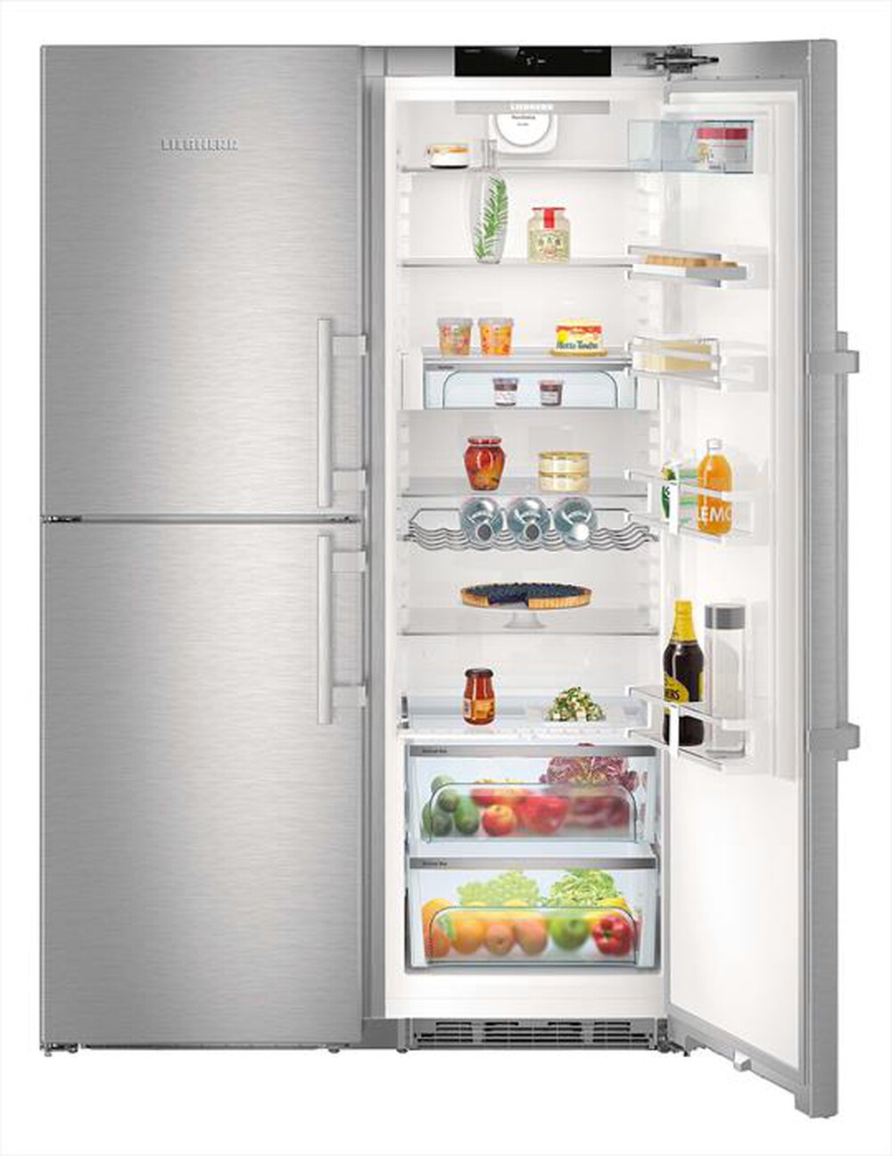 Immagine del prodotto LIEBHERR - Frigorifero side by side SBSES 8483-21 Classe D-Acciaio