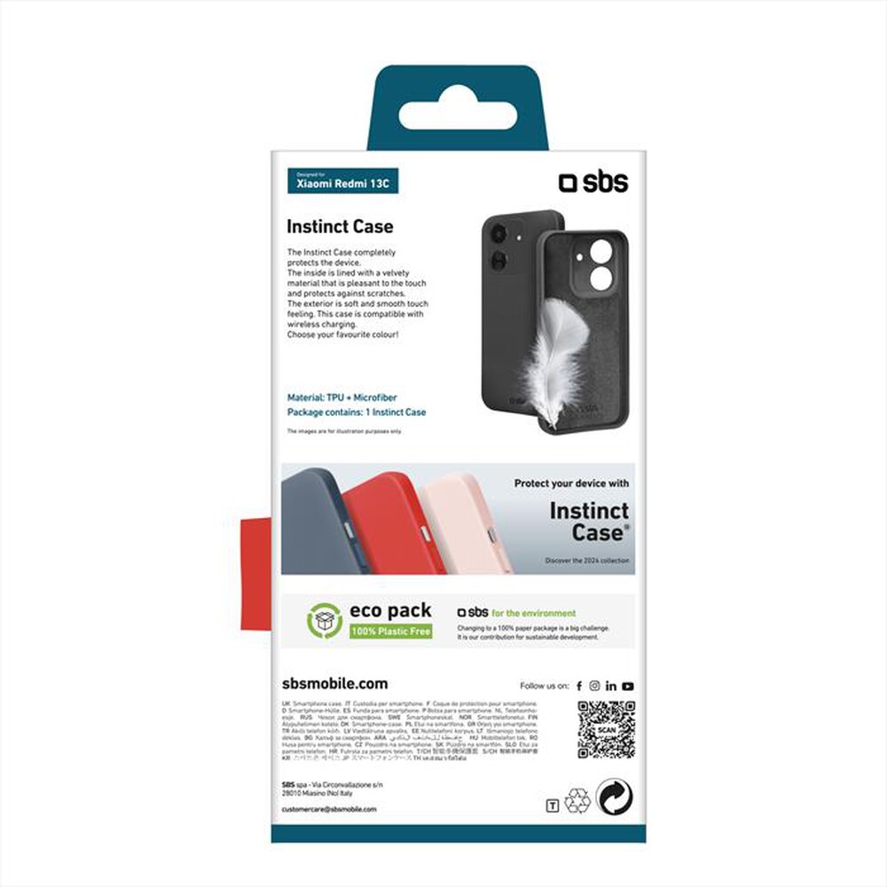 Immagine del prodotto SBS - COVER INSTINCT REDMI 13-Nero