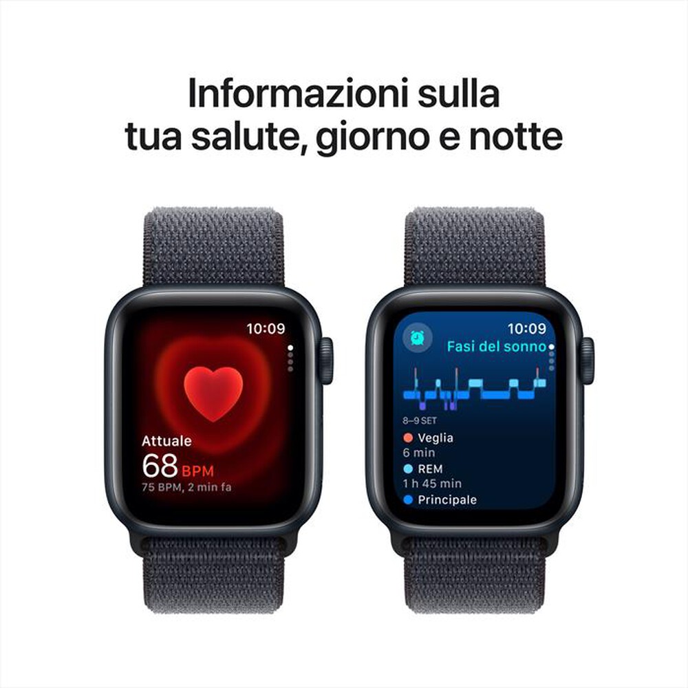 Immagine del prodotto APPLE - Watch SE GPS + Cellular 40mm Cassa Alluminio-Midnight - Sport Loop Ink