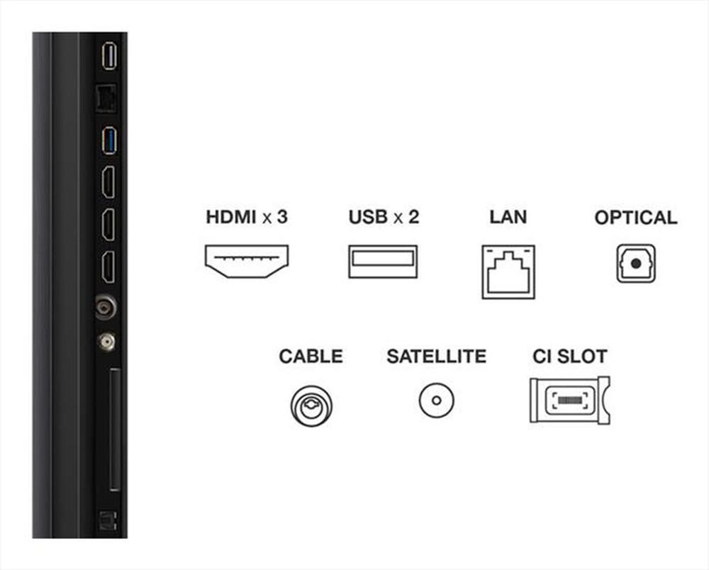Immagine del prodotto TCL - Smart TV MINI LED UHD 4K 50" 50C69KS-Metallic