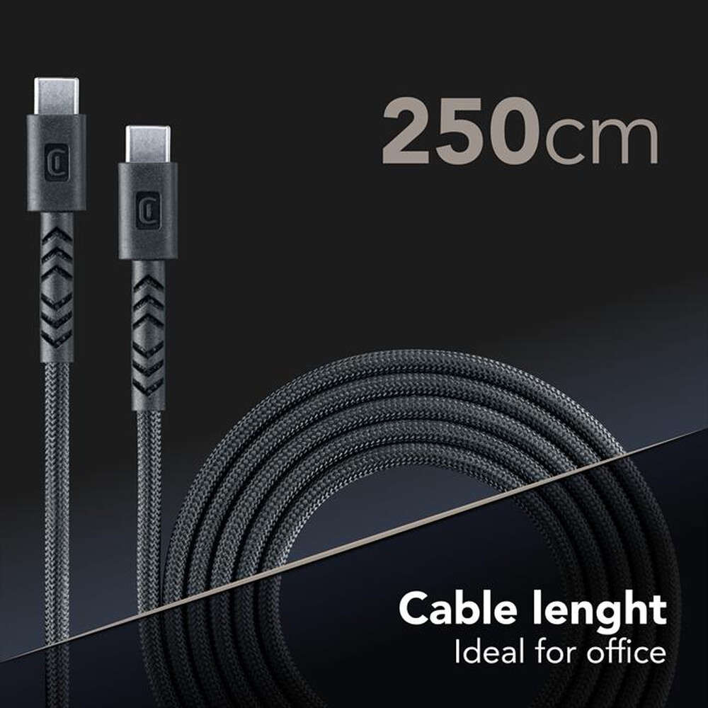 Immagine del prodotto CELLULARLINE - CAVO FLEXY 250CM 60W USB C TO USB C-Nero