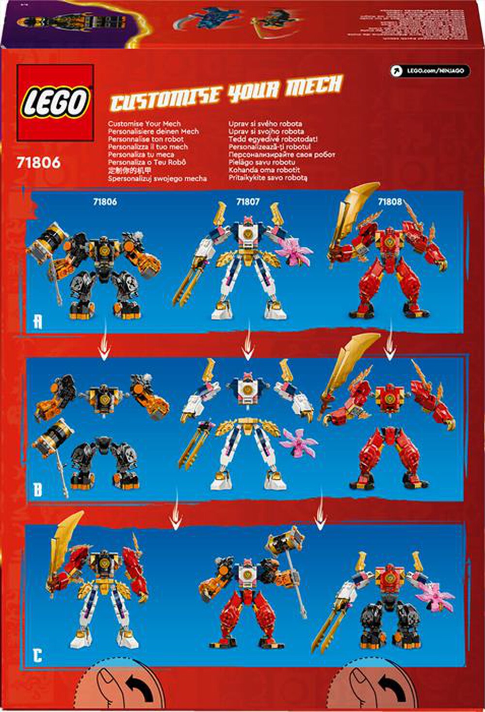 Immagine del prodotto LEGO - NINJAGO Mech elemento Terra di Cole 71806