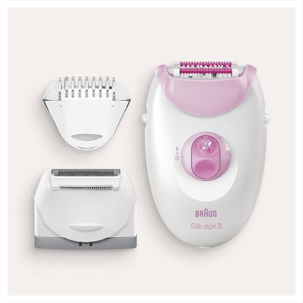 Immagine del prodotto BRAUN - Silk-&egrave;pil Nuovo 3270 Gambe & Corpo-BIANCO/ROSA
