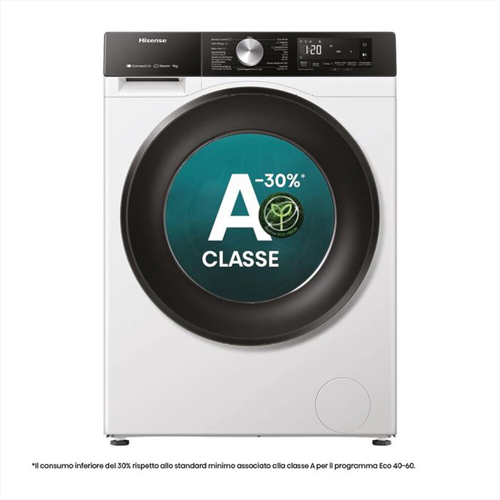 Immagine del prodotto HISENSE - Lavatrice WF3S9043BW3 9 Kg Classe A-Bianco